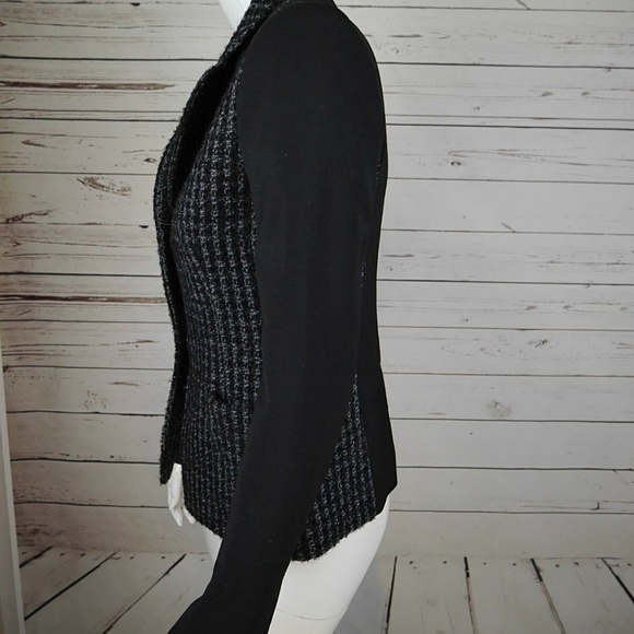 BALENCIAGA PARIS WOOL SILK TWEED CAREER BLAZER - Picture 4 of 8